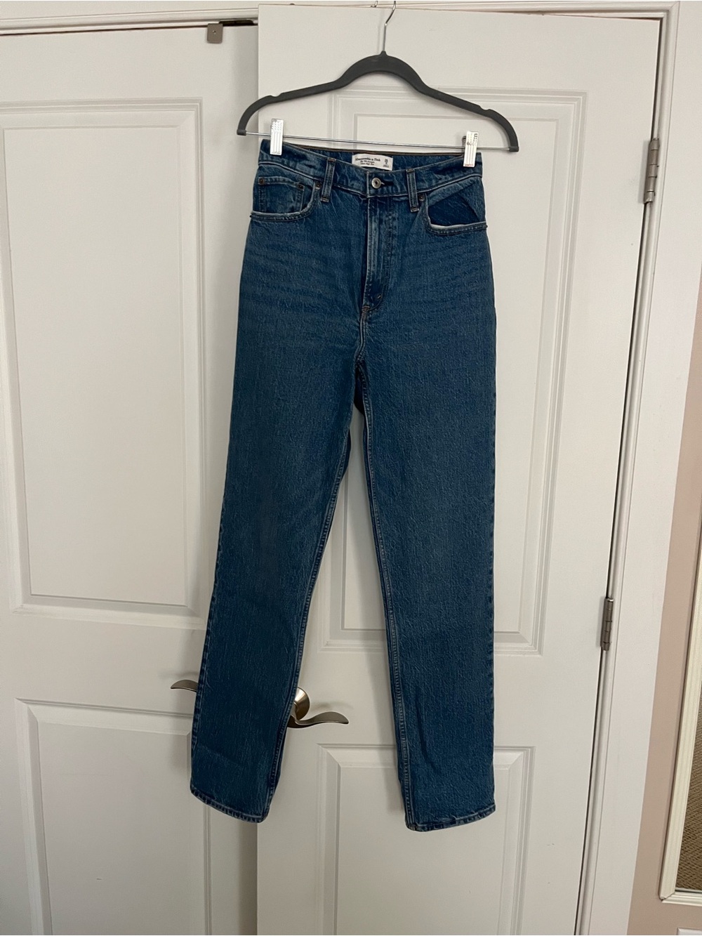 Abercrombie 90s straight ultra High-Rise Jeans